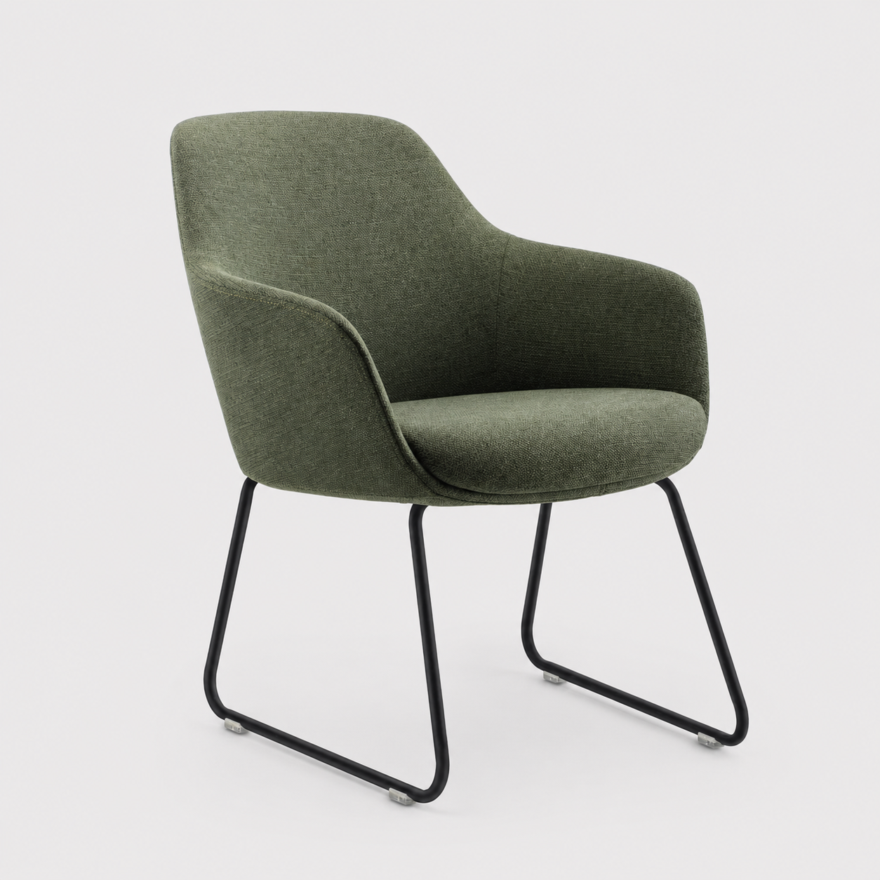 Aspen Sled Tub Chair - Olive