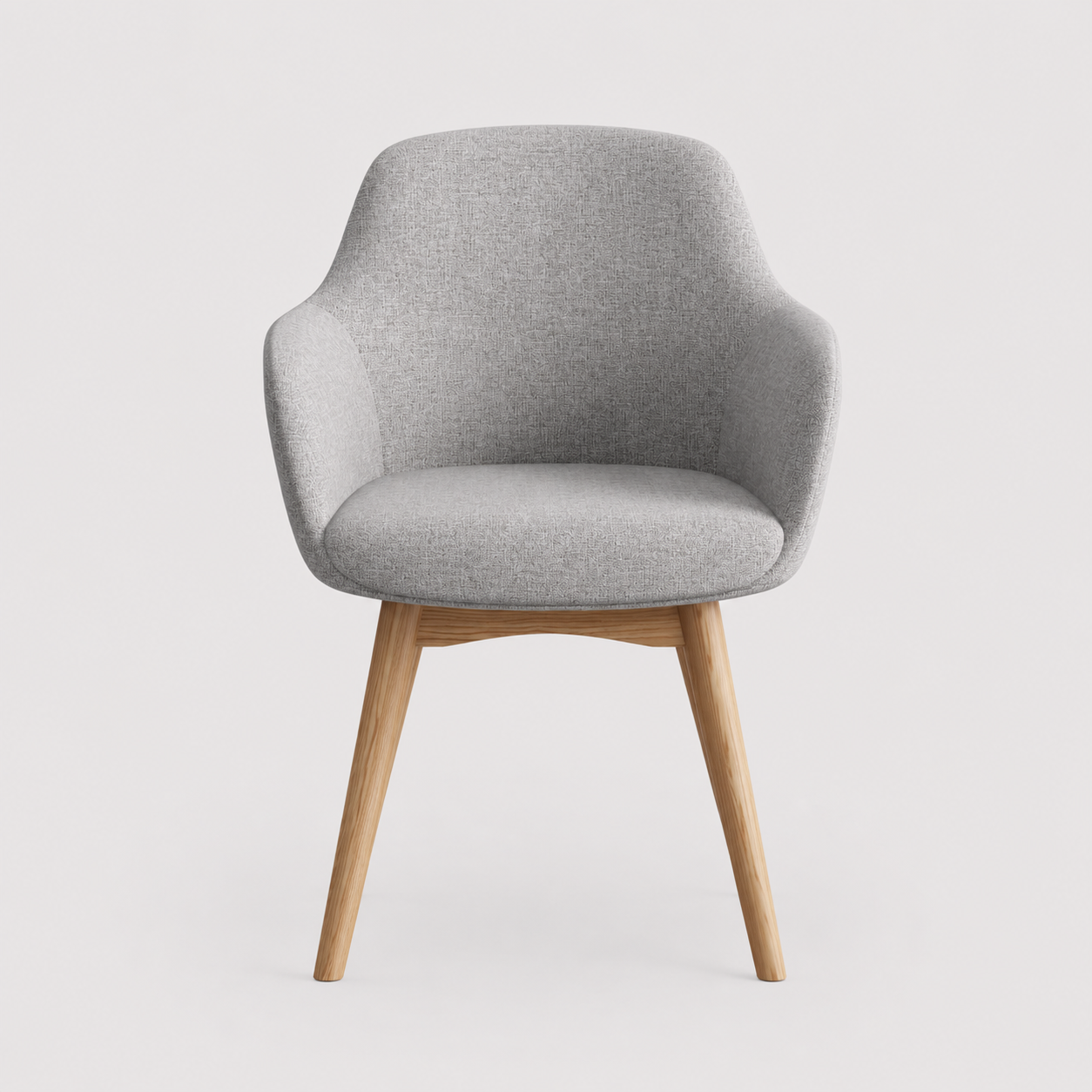 Aspen Timber 4 Leg Chair - Light Grey