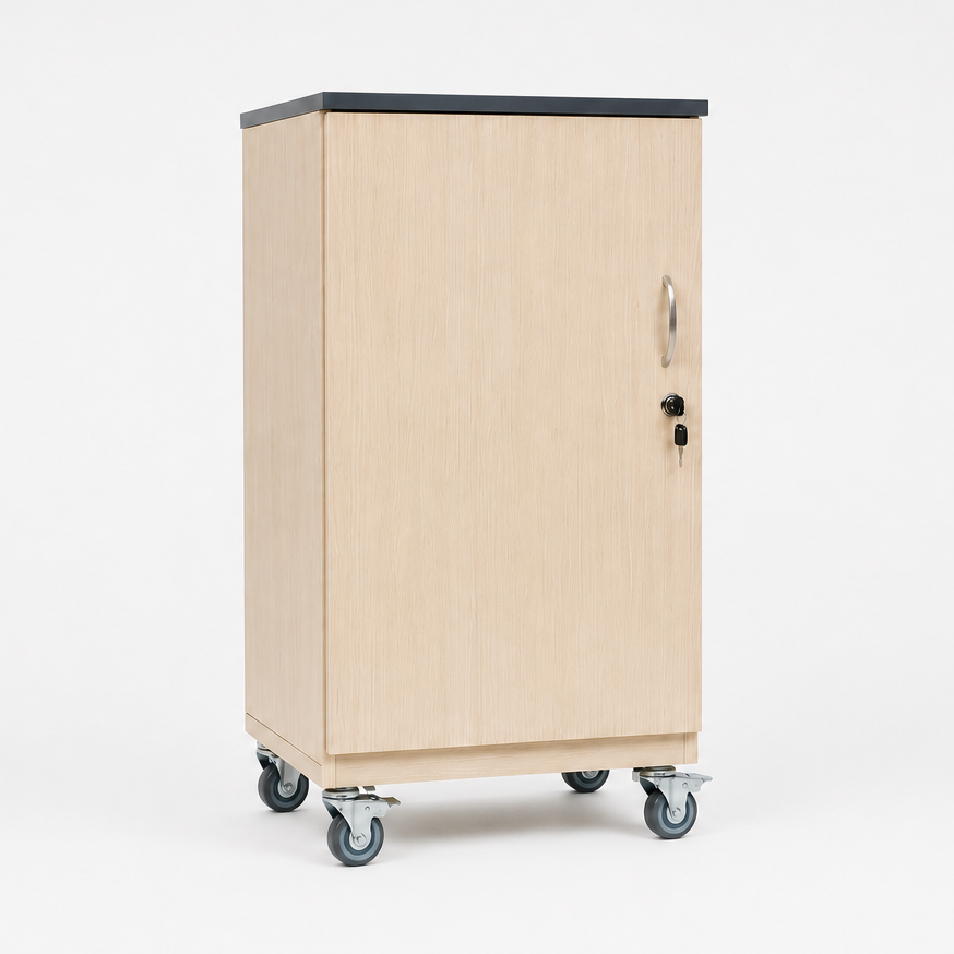 Lockable Mobile Bench - Single Door