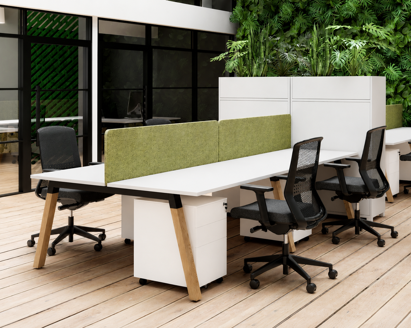 Double Sided Plantation Desk