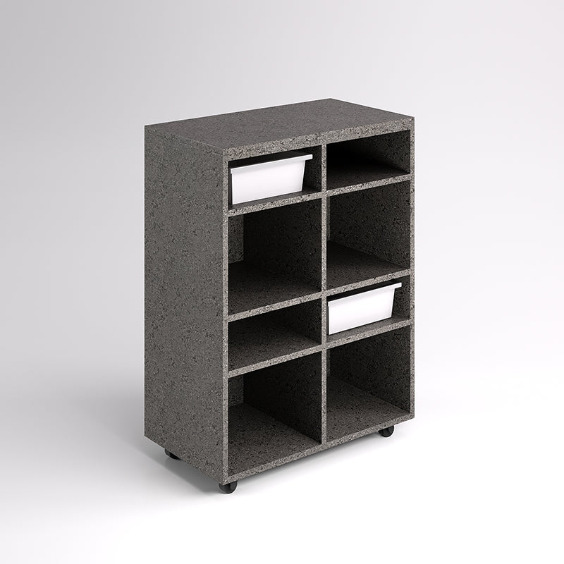 Bench Cupboard With Shelving & 4 Tray