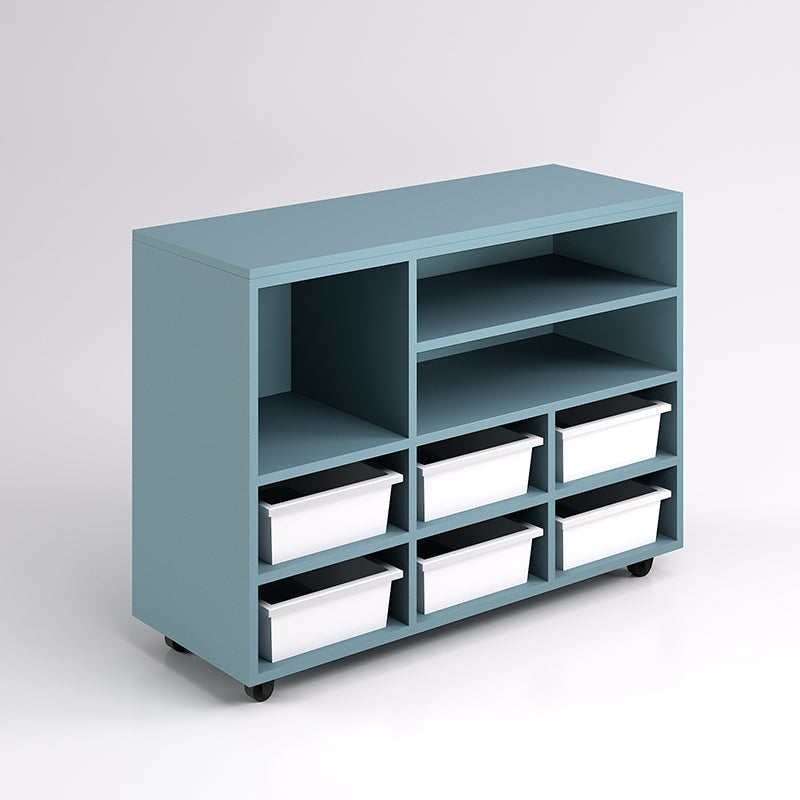 Bench Cupboard Mobile 6 Tray