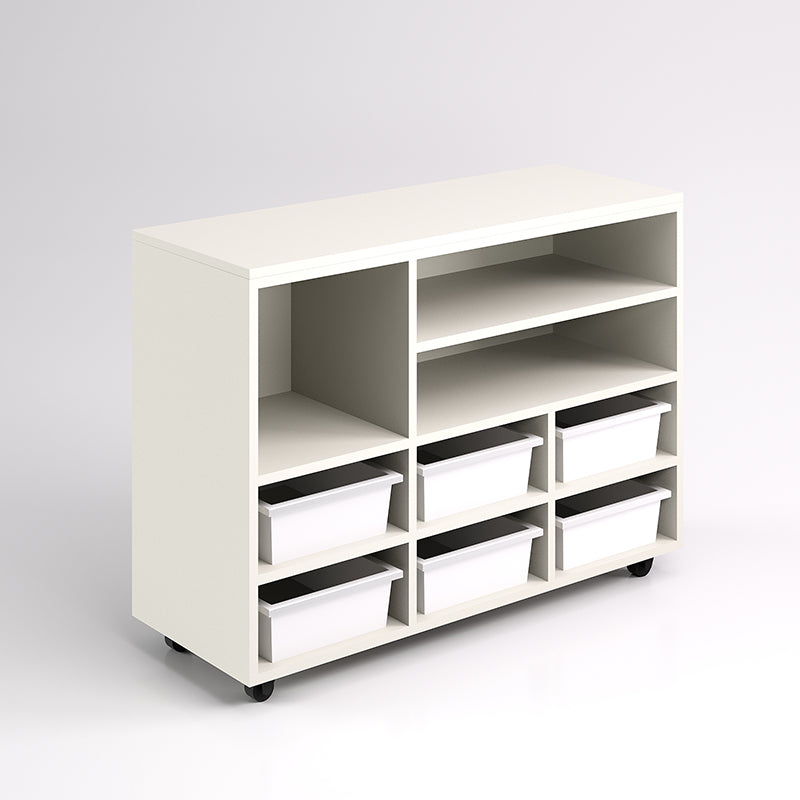 Bench Cupboard Mobile 6 Tray