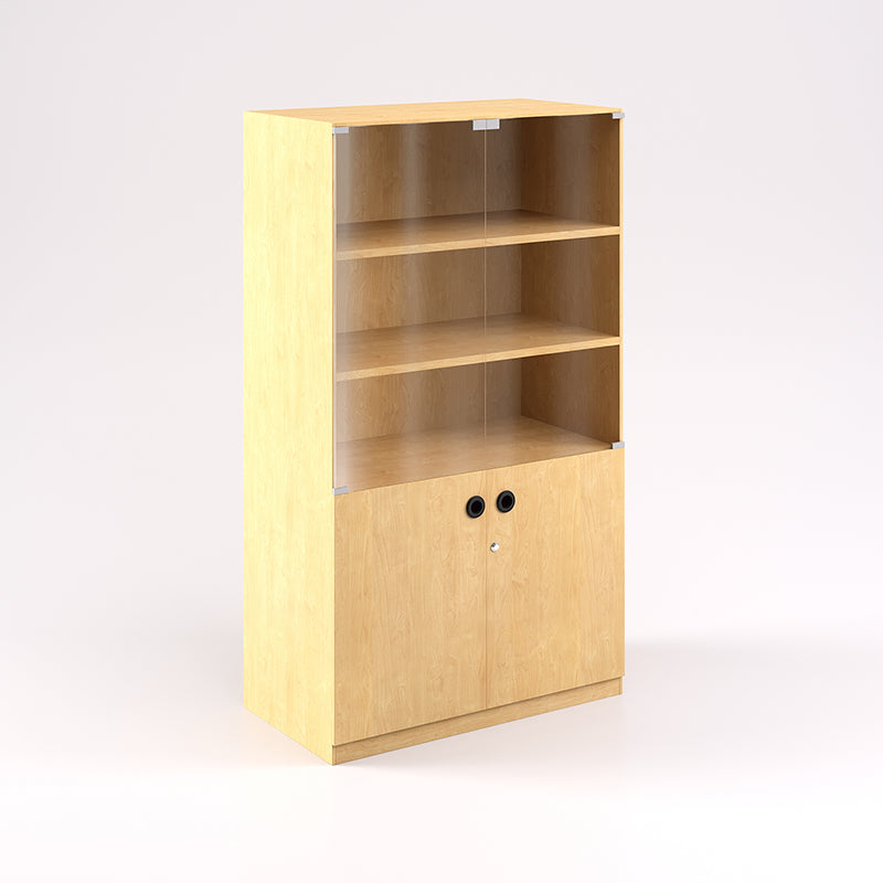 Bookcase With Glass Doors