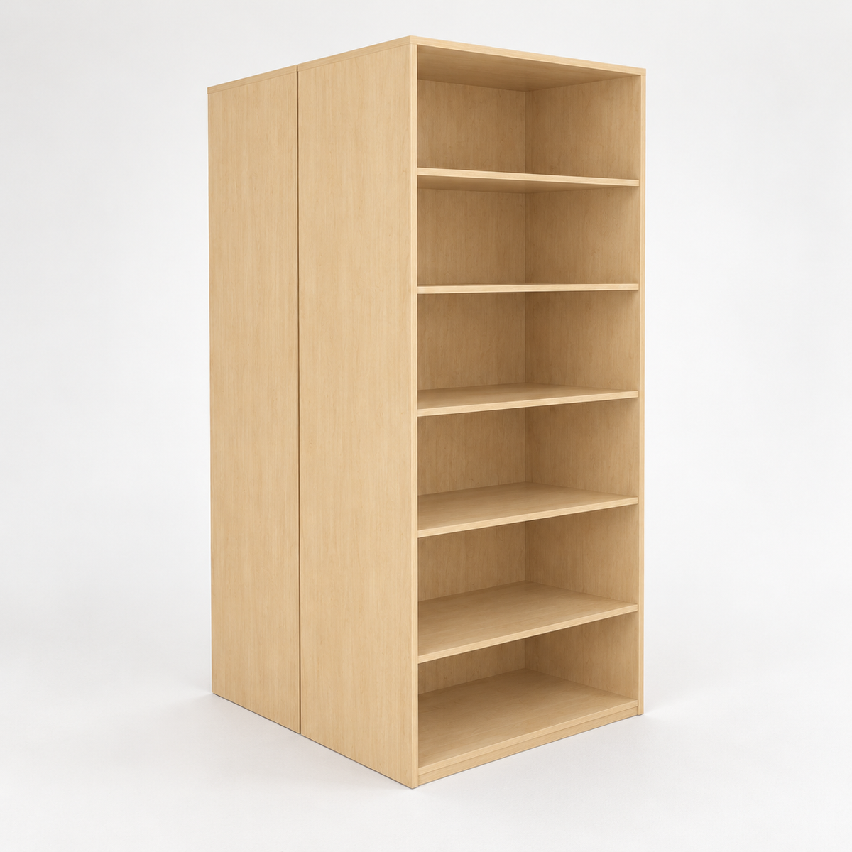 Double Sided Bookcase - 1800H