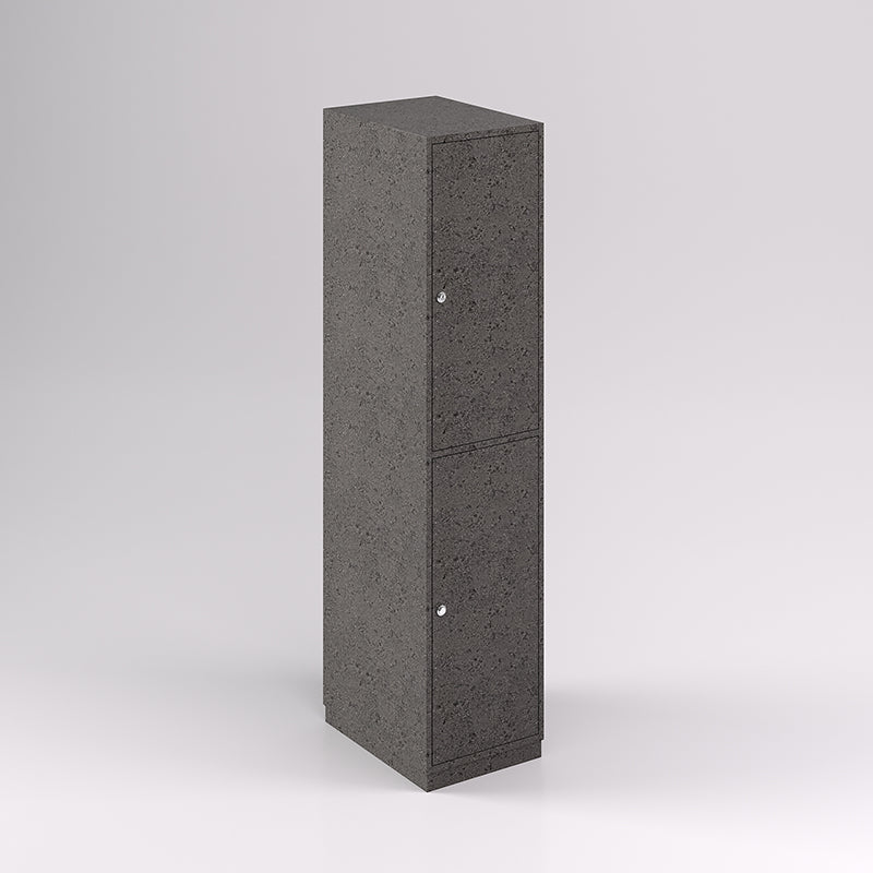 Two Door Vertical Timber Locker