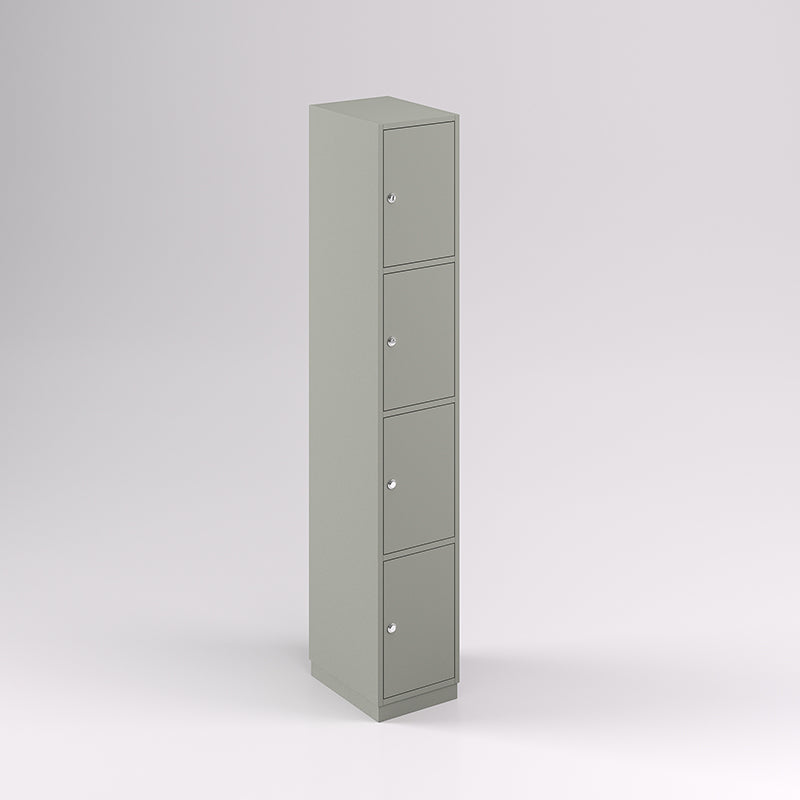 Four Door Vertical Timber Locker