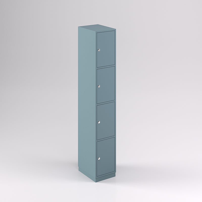 Four Door Vertical Timber Locker