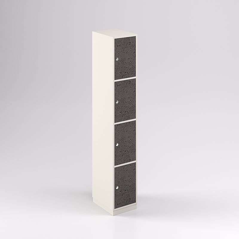 Four Door Vertical Timber Locker