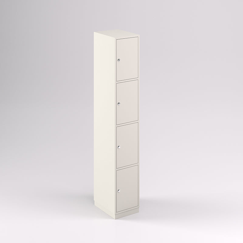 Four Door Vertical Timber Locker