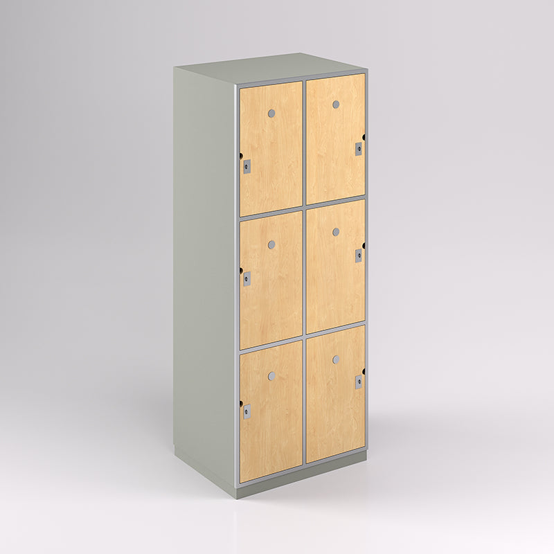 Six Door Steel Frame Locker (3H X 2W) - Batger Australia
