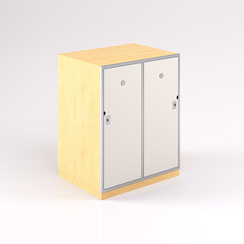 Two Door Horizontal Steel Frame Locker