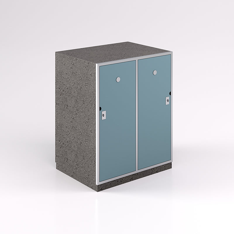 Two Door Horizontal Steel Frame Locker