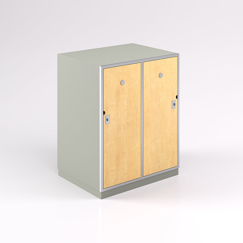 Two Door Horizontal Steel Frame Locker