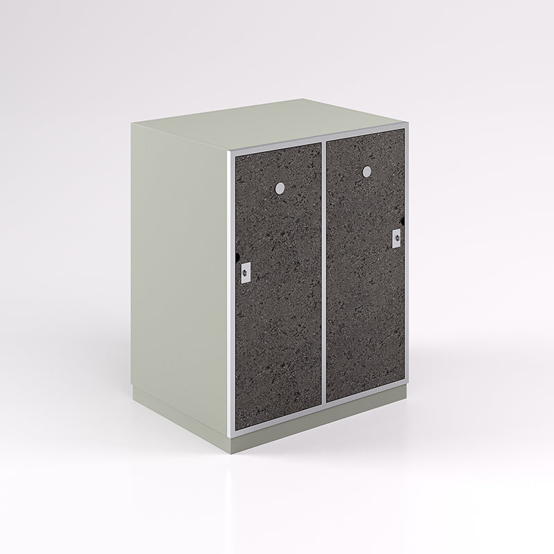 Two Door Horizontal Steel Frame Locker