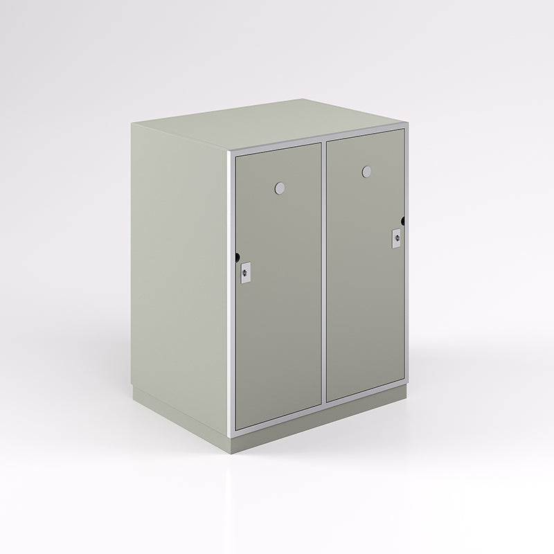 Two Door Horizontal Steel Frame Locker