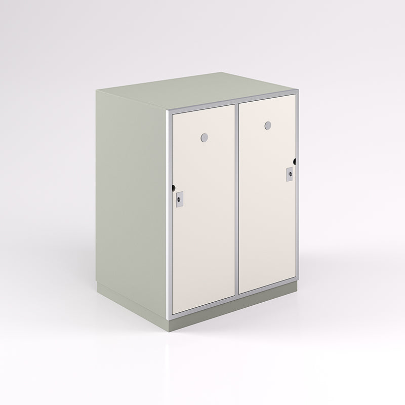 Two Door Horizontal Steel Frame Locker