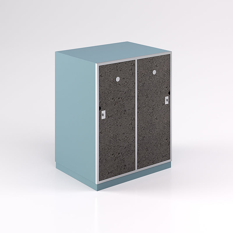 Two Door Horizontal Steel Frame Locker