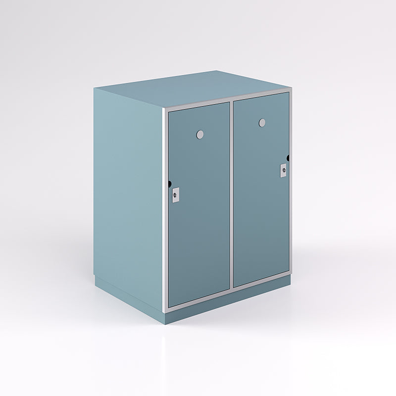 Two Door Horizontal Steel Frame Locker