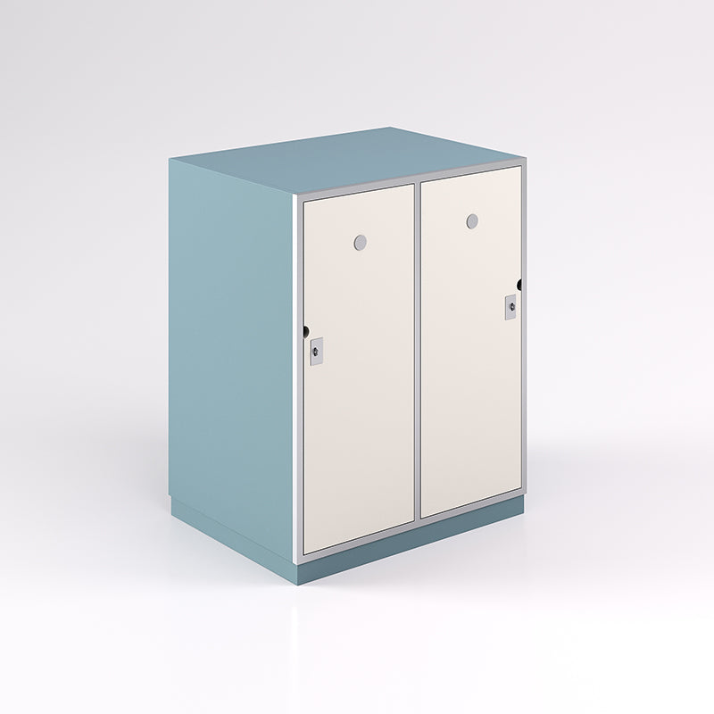 Two Door Horizontal Steel Frame Locker
