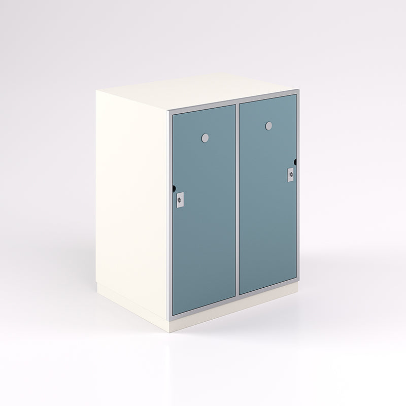 Two Door Horizontal Steel Frame Locker