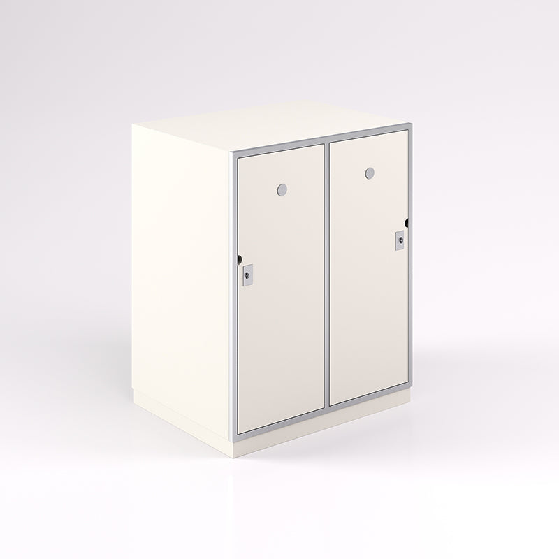Two Door Horizontal Steel Frame Locker