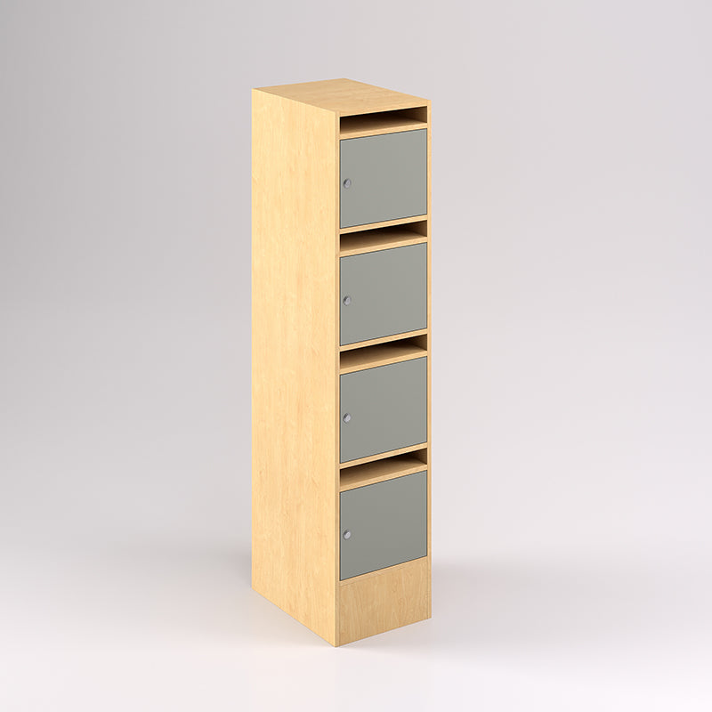 4 Door Pigeon Hole Timber Locker