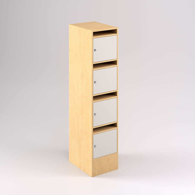 4 Door Pigeon Hole Timber Locker