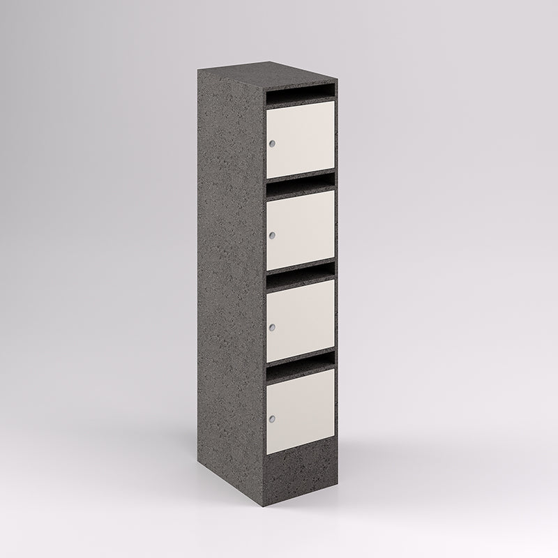 4 Door Pigeon Hole Timber Locker