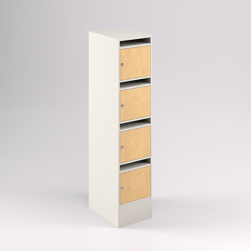 4 Door Pigeon Hole Timber Locker