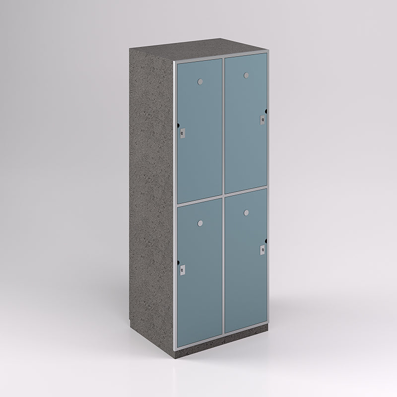 Six Door Steel Frame Locker (3H X 2W) - Batger Australia