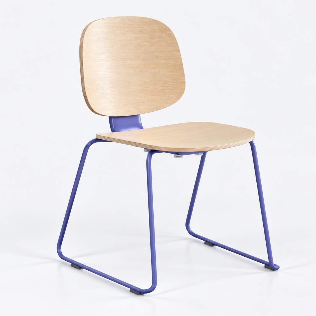 Loop Sled Metal Chair