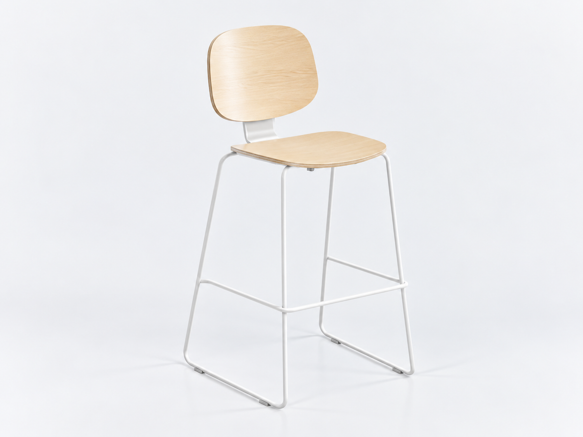 Loop Sled-base Bar Stool