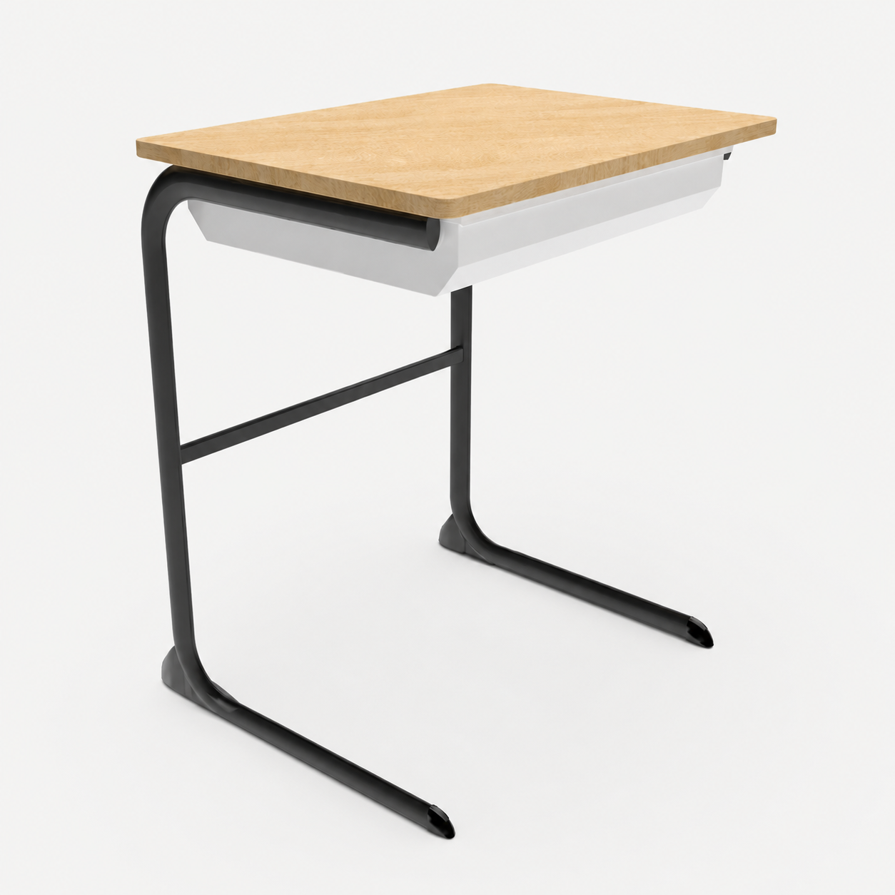 Cantilever School Desk With Tray