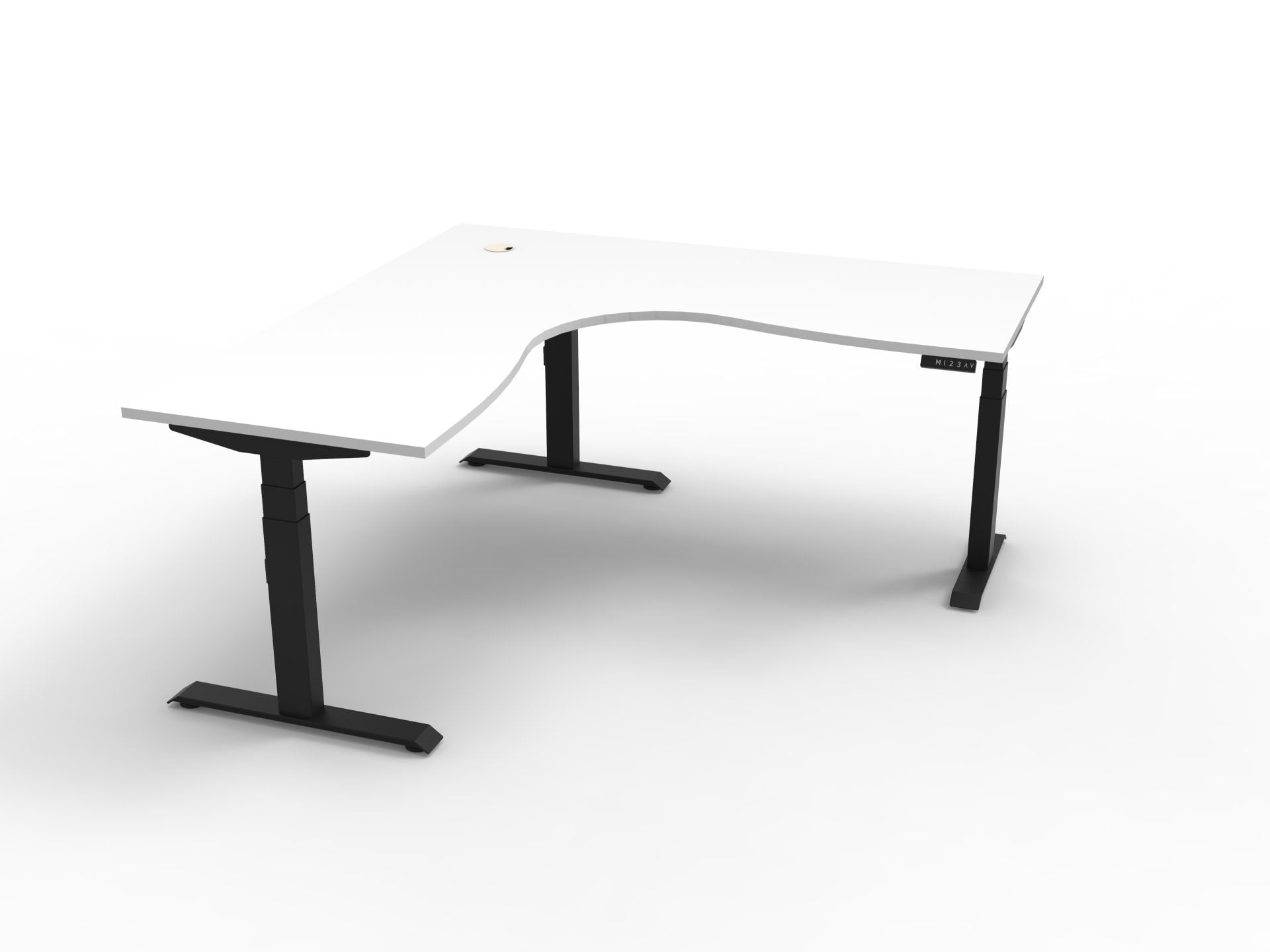 Sit Stand Electric L-Shape Desk - Batger Australia