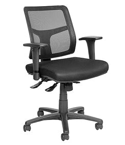 Mesh Chair Medium Back - With Arms - Batger Australia