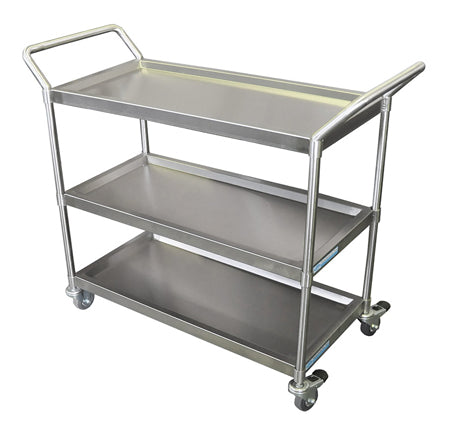 Heavy Duty 3 Tier S/S Catering Trolley - Batger Australia