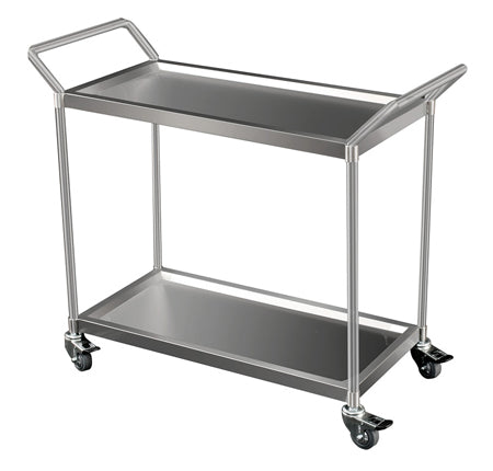 Heavy Duty S/S 2 Tier Catering Trolley - Batger Australia