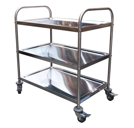 S/S 3 Tier Catering Trolley - Batger Australia