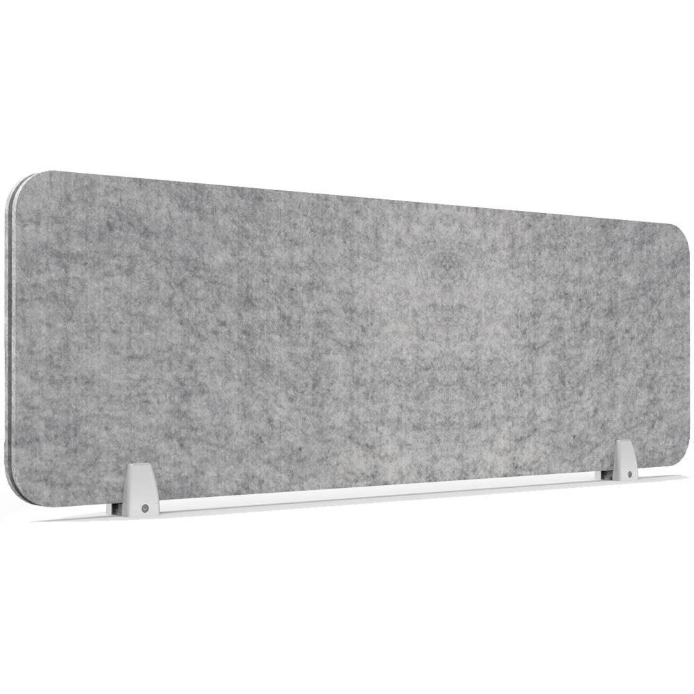 Desk Mounted Screen 1200W Marble Grey - Batger Australia