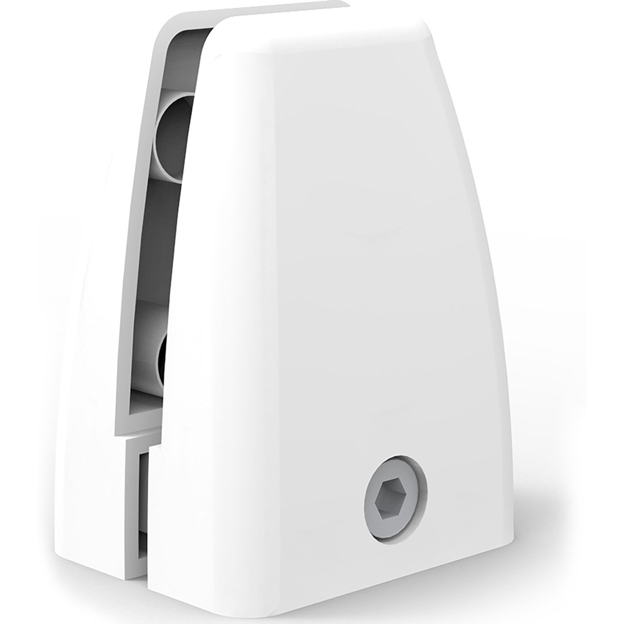 Desk Mounted Screen Clamp - White - Batger Australia