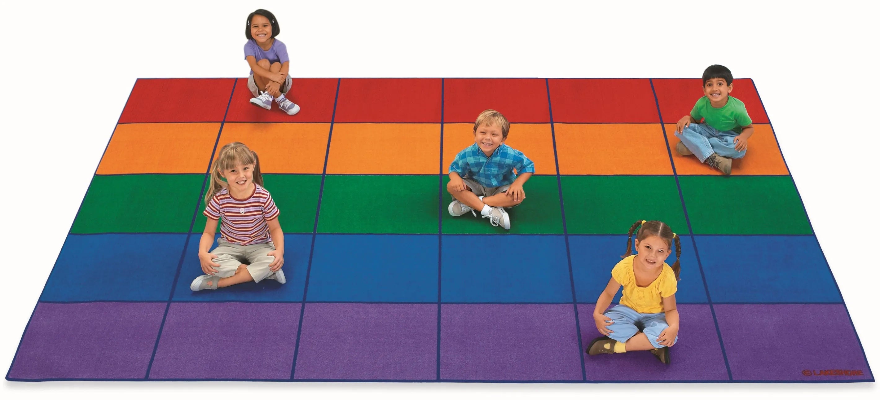 Lakeshore Large Colourful Carpet 274x365 - Batger Australia