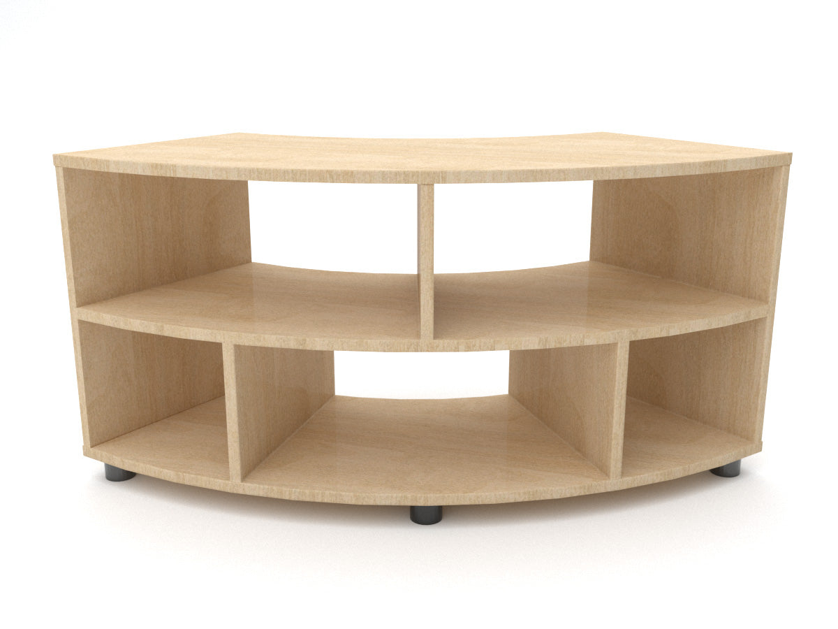 Lilly Pilly Curved Open Shelf Unit 5 - Batger Australia