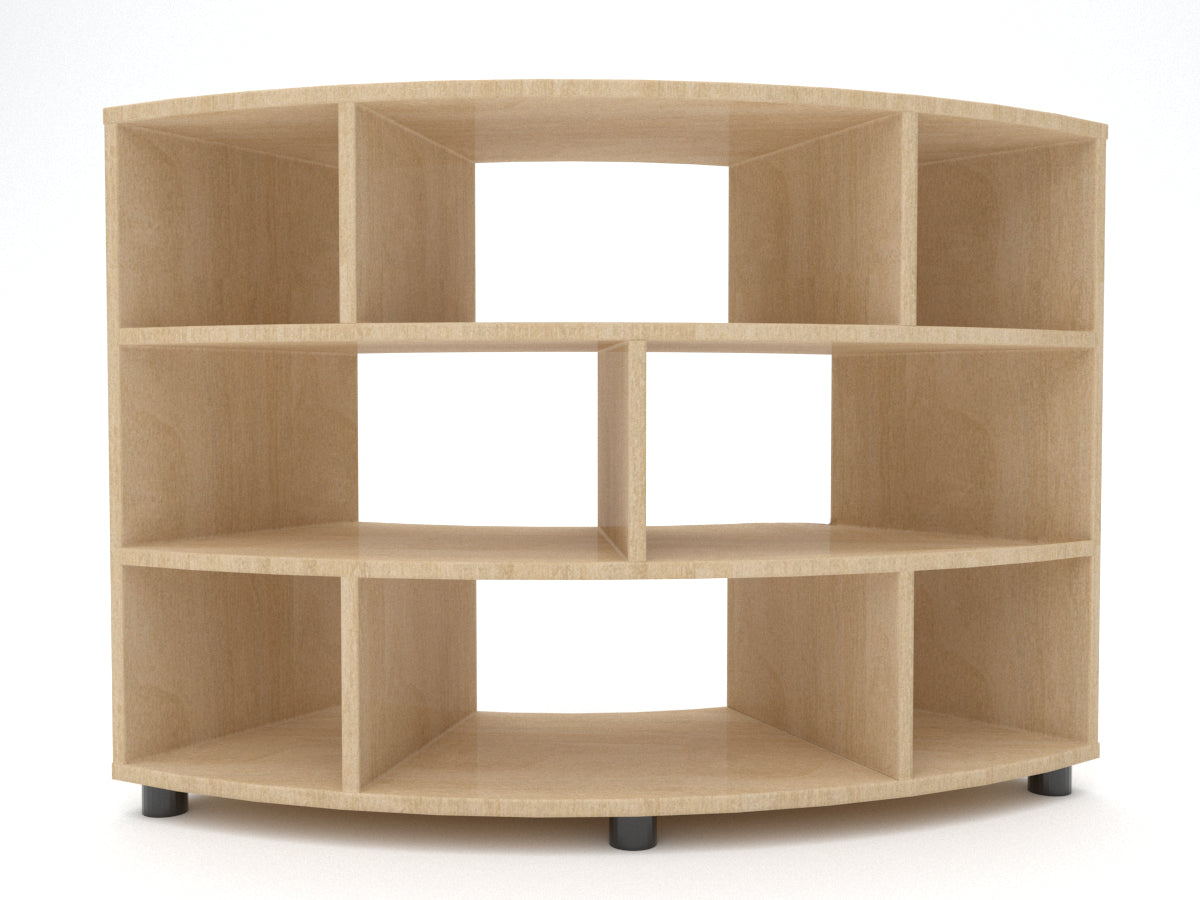 Lilly Pilly Curved Open Shelf Unit 8 - Batger Australia