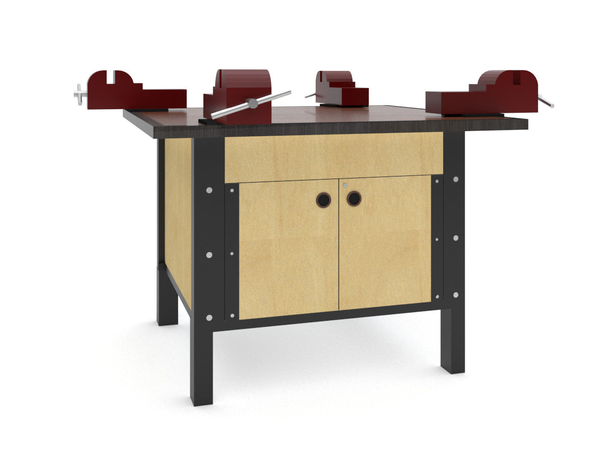Student Metalwork Bench - 4 Station - Batger Australia