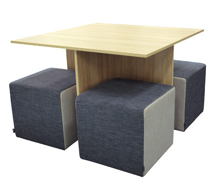 Activity Centre With 4 X Ottomans - Batger Australia