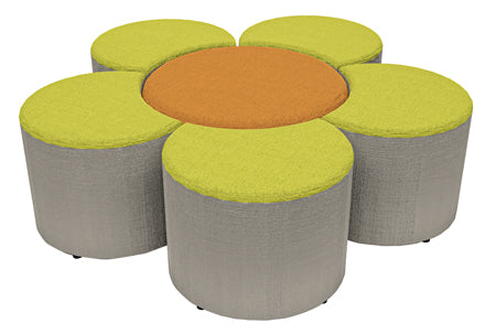 Flower Ottoman Set 1500Diam X 450H - Batger Australia