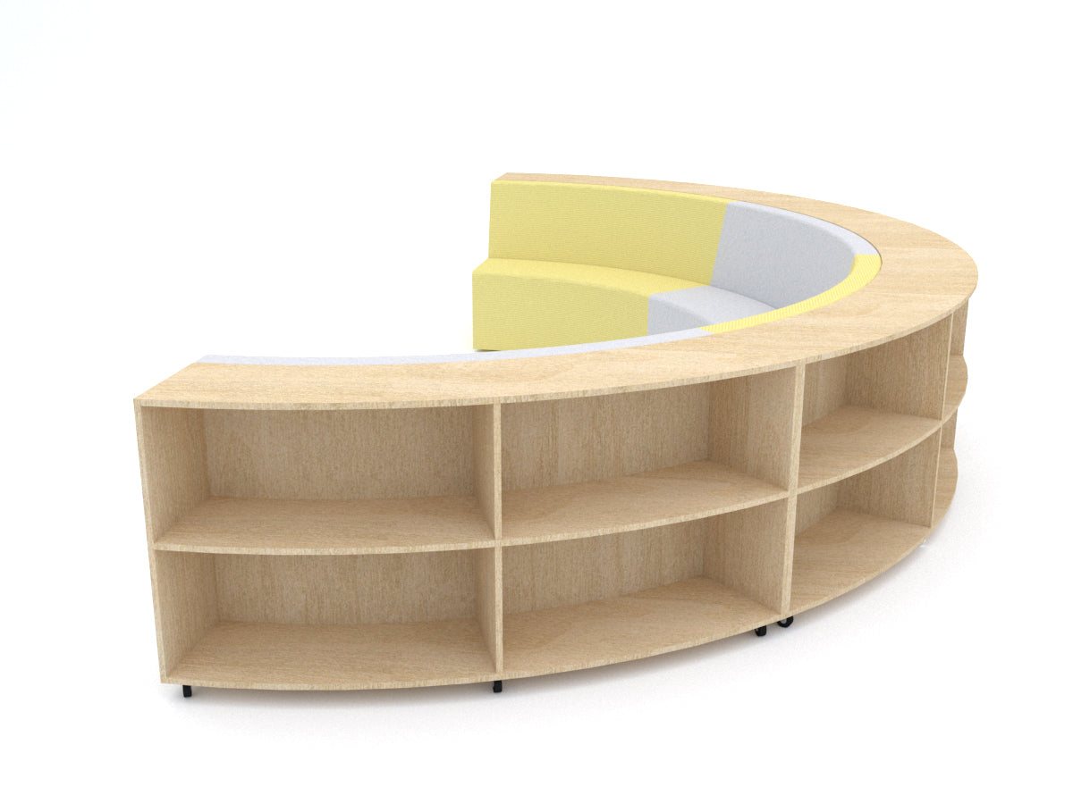 Lrg Gumbuyah Bookcase Suite (8 Pce) - Batger Australia