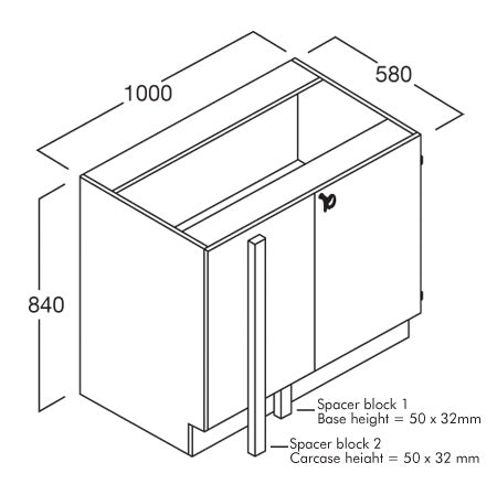 Bench Cupboard Technology Corner - Batger Australia