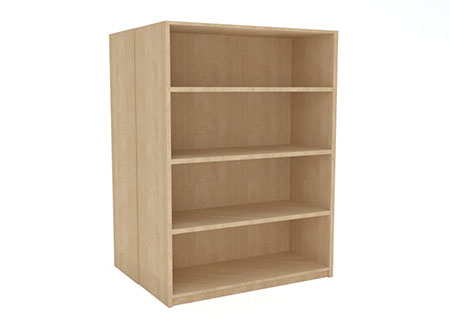 Double Sided Bookcase - 1200H - Batger Australia